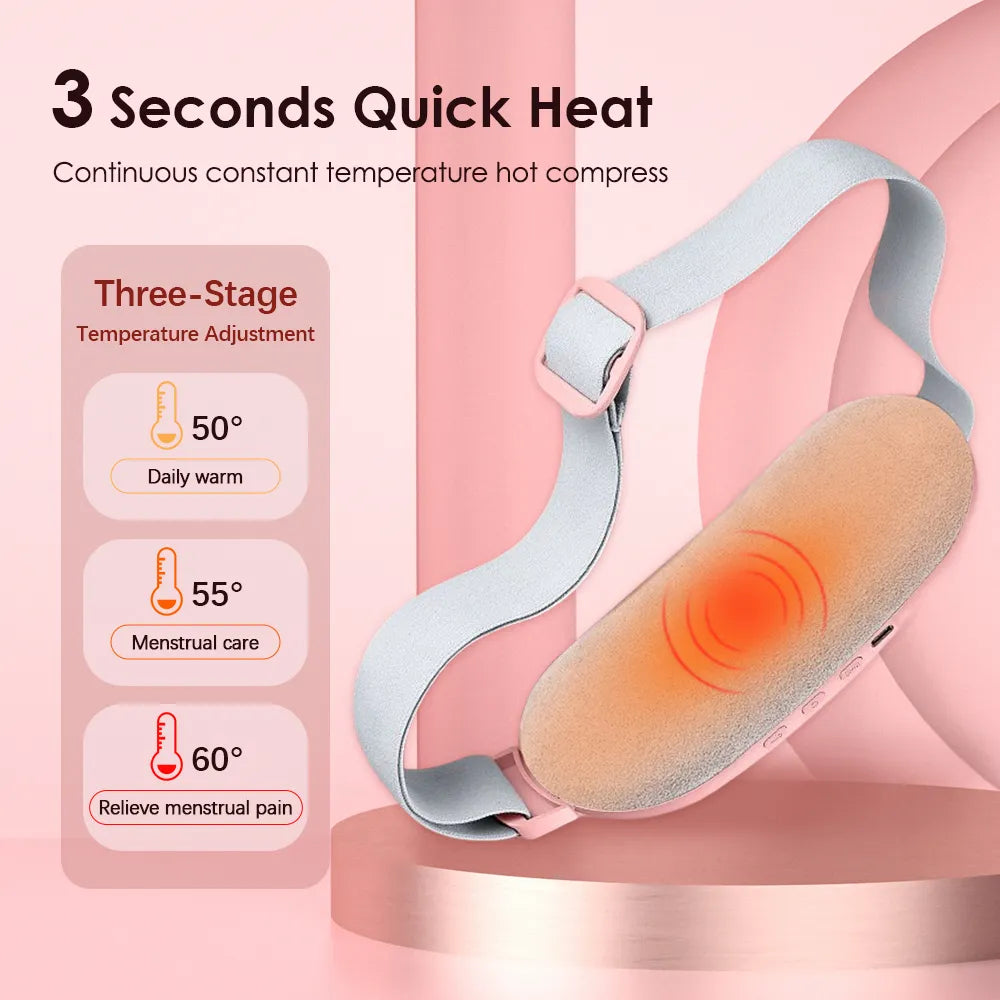Electric Period Massage Vibrator + Heating Belt