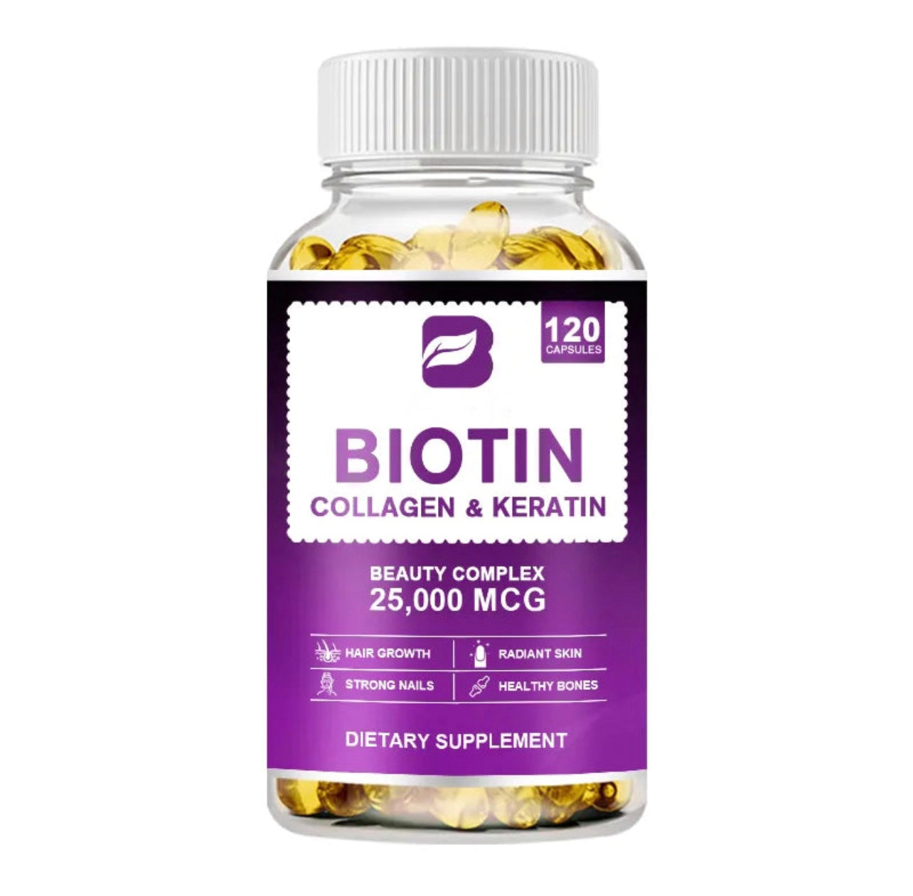 Biotin & Collagen Capsules with Keratin