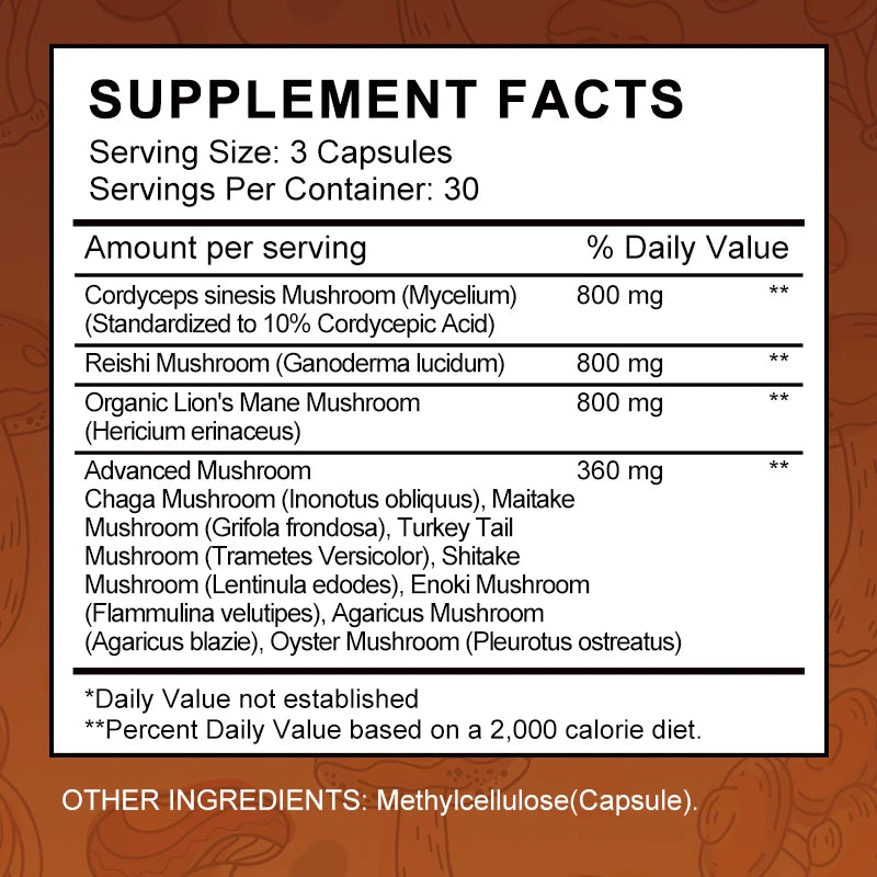 Strength Brazil Mushroom Capsules