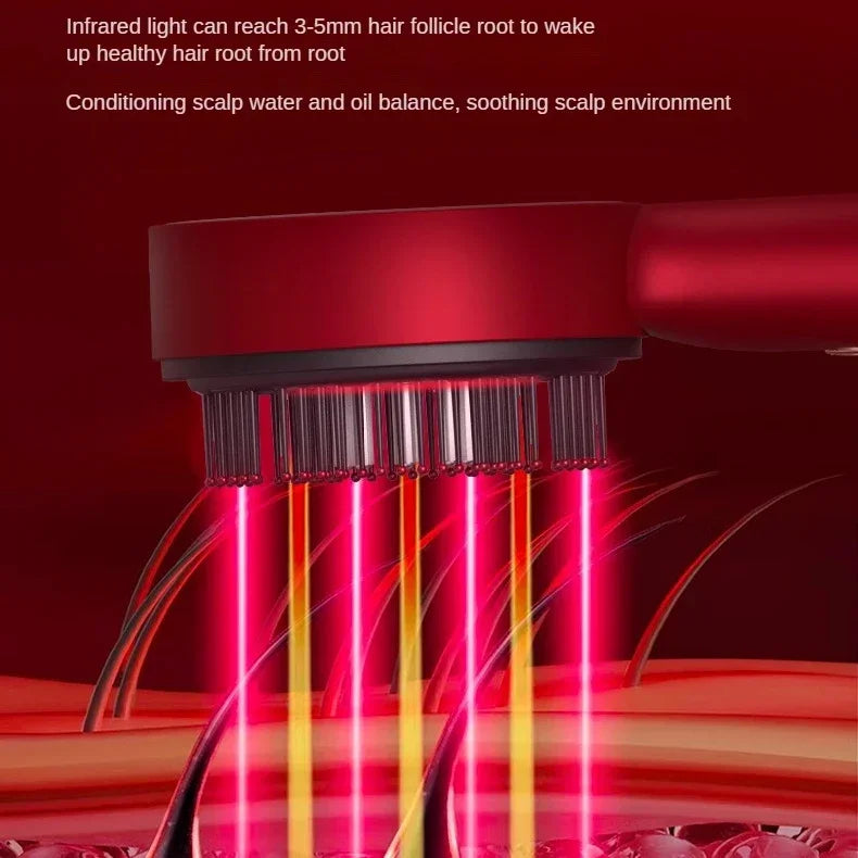 Electric hair oil brush