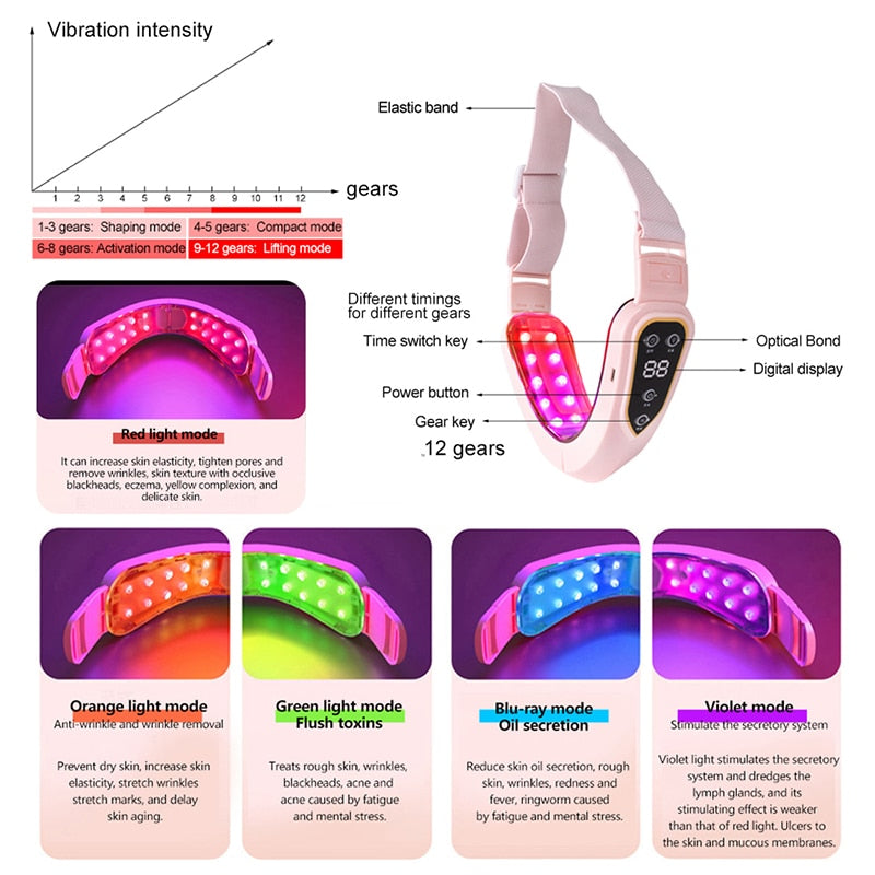 Facial Lifting  LED Therapy