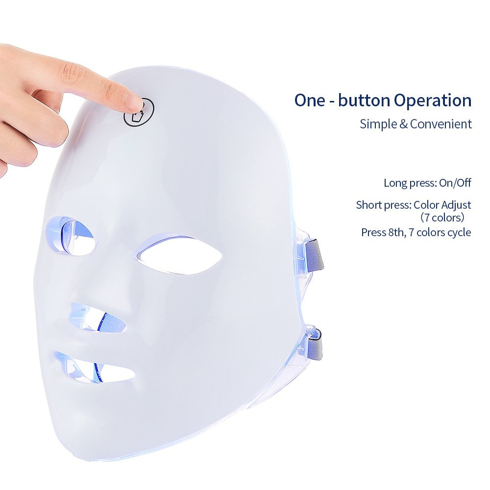 Facial LED Therapy Mask