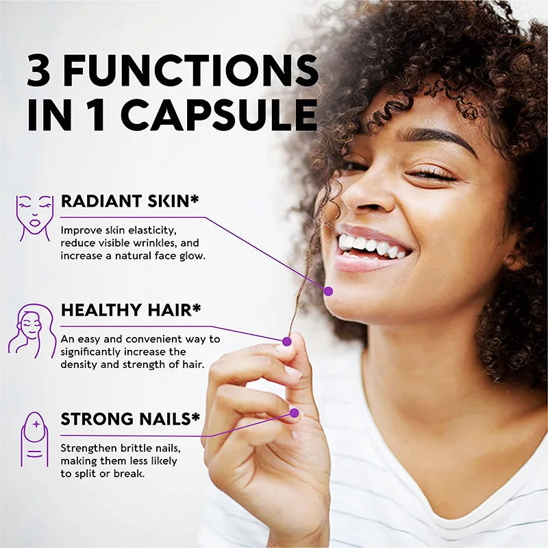 Biotin & Collagen Capsules with Keratin